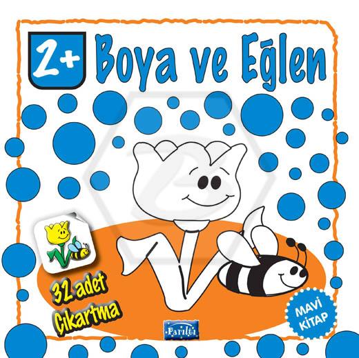 Boya Ve Eğlen Mavi Kitap