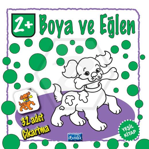 Boya Ve Eğlen Yeşil Kitap