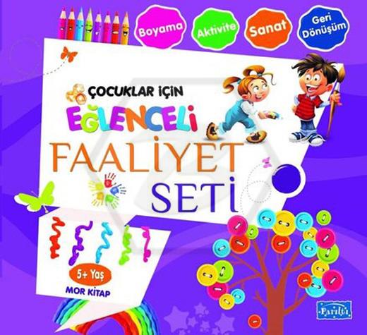 Eğlenceli Faaliyet Seti - Mor Kitap