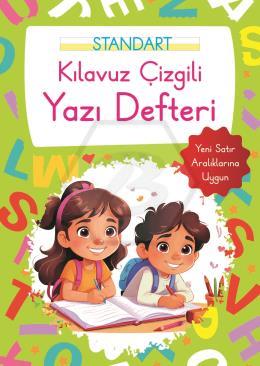 Kılavuz Çizgili Yazı Defteri Büyük Boy - Yeşil