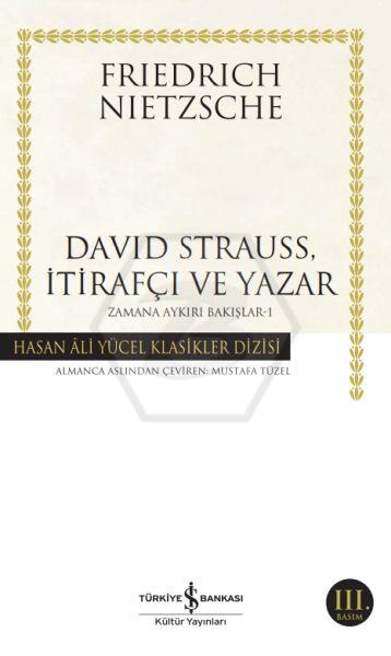 Davıd Strauss.İtirafçı Ve Yazar (K.Kapak)