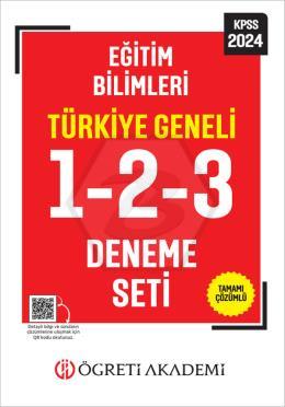 2024 KPSS Eğitim Bilimleri Tamamı Çözümlü Türkiye Geneli 1-2-3 (3 lü Deneme Seti)