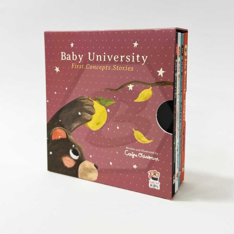 Baby University First Concepts Stories (4 Book)