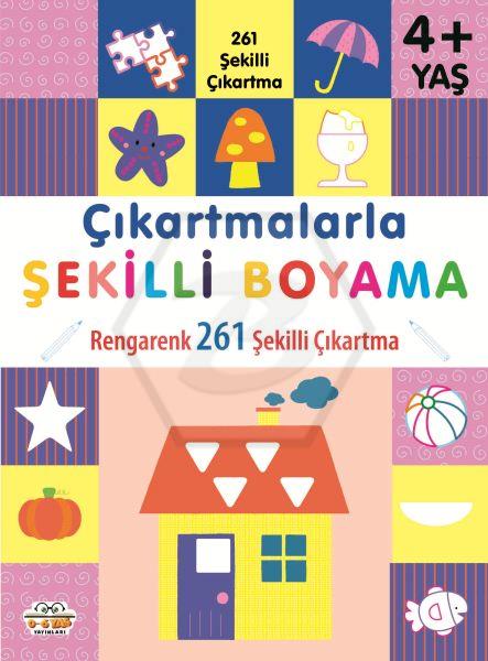 Çıkartmalarla Şekilli Boyama 4 Yaş Üstü