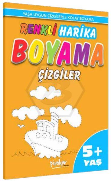 Renkli Harika Boyama +5 Çizgiler 