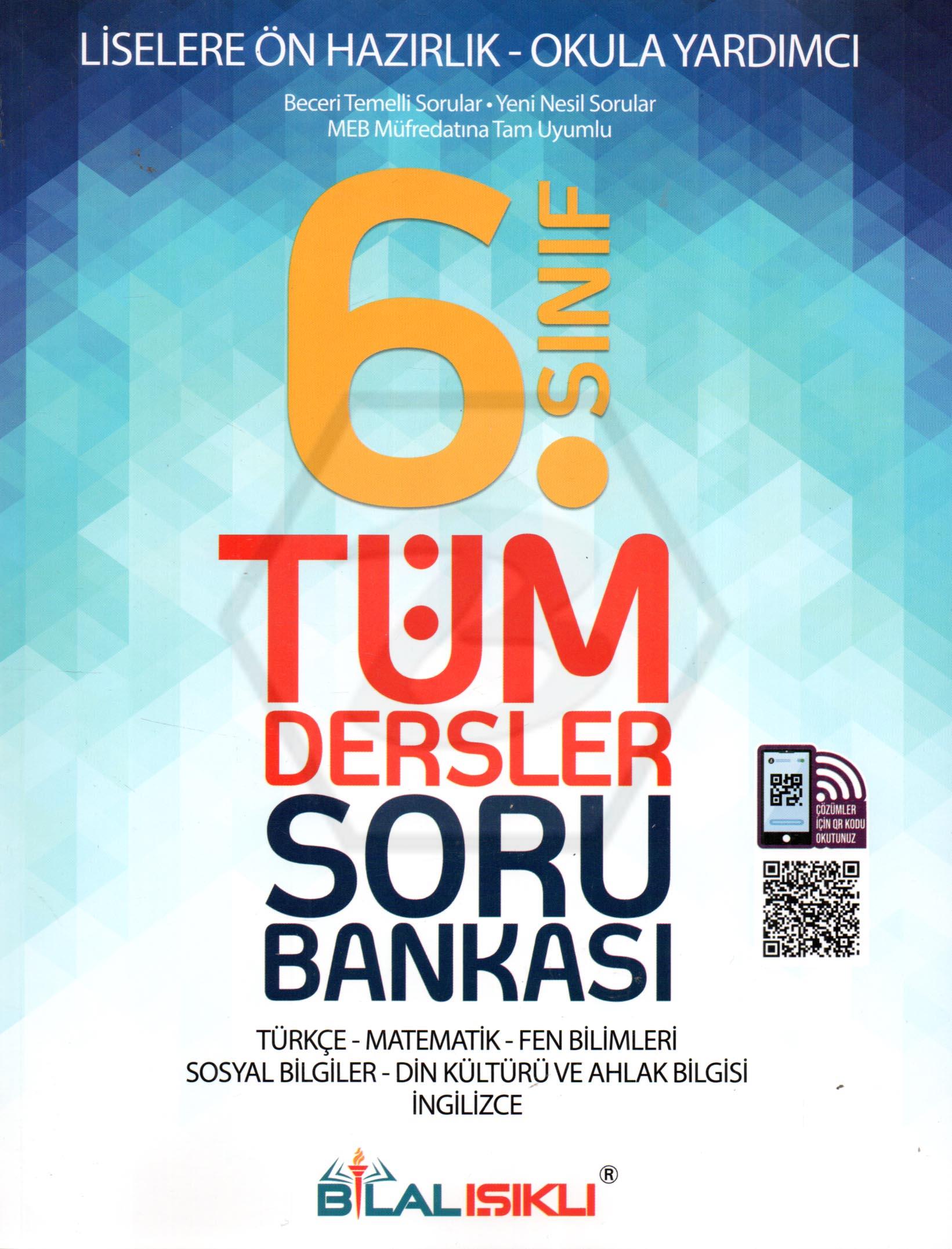 6.Sınıf Tüm Dersler Soru Bankası