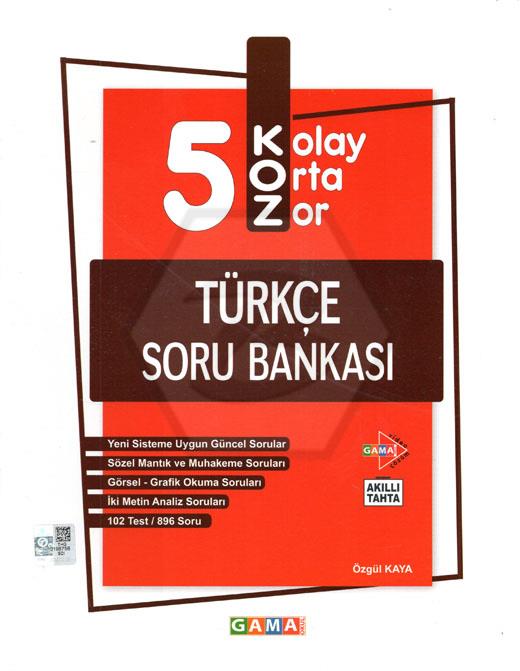 5.Sınıf Koz Türkçe Soru Bankası 