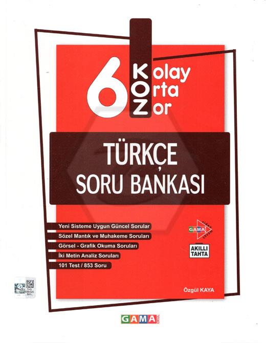 6.Sınıf Koz Türkçe Soru Bankası 