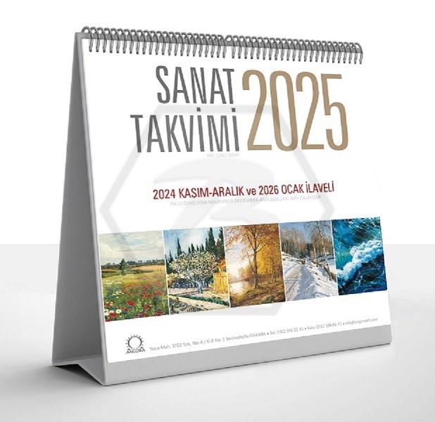 Sanat Takvimi 2025 Masa Takvimi