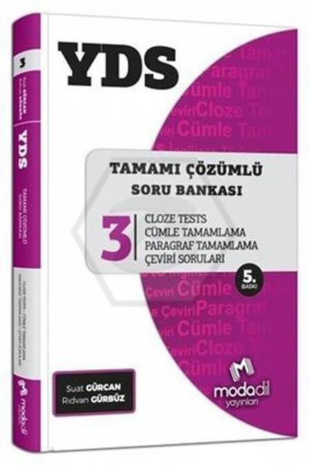 YDS Tamamı Çözümlü Modüler Soru Bankası Serisi 3