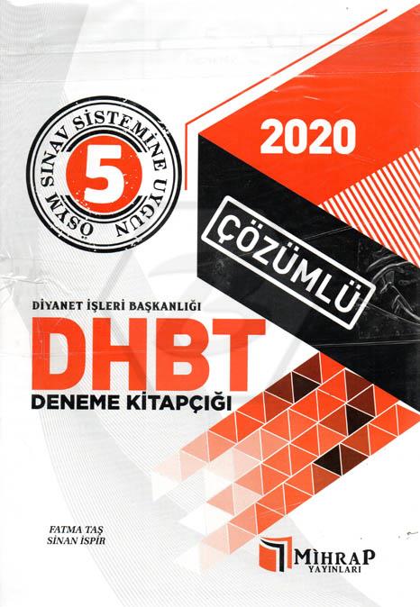DHBT 2020 Çözümlü Deneme Kitapçığı-10 Fasikül