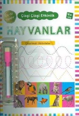 Hayvanlar +4 Yaş Çizgi Çizgi Etkinlik