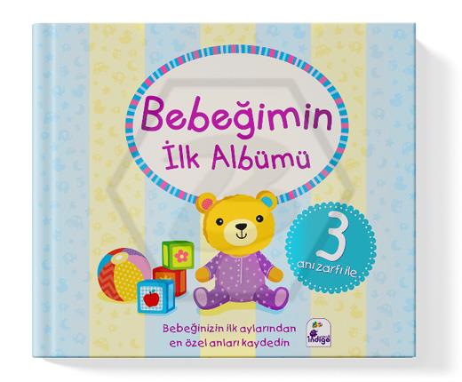 Bebeğimin İlk Albümü – (3 Anı Zarfı İle)