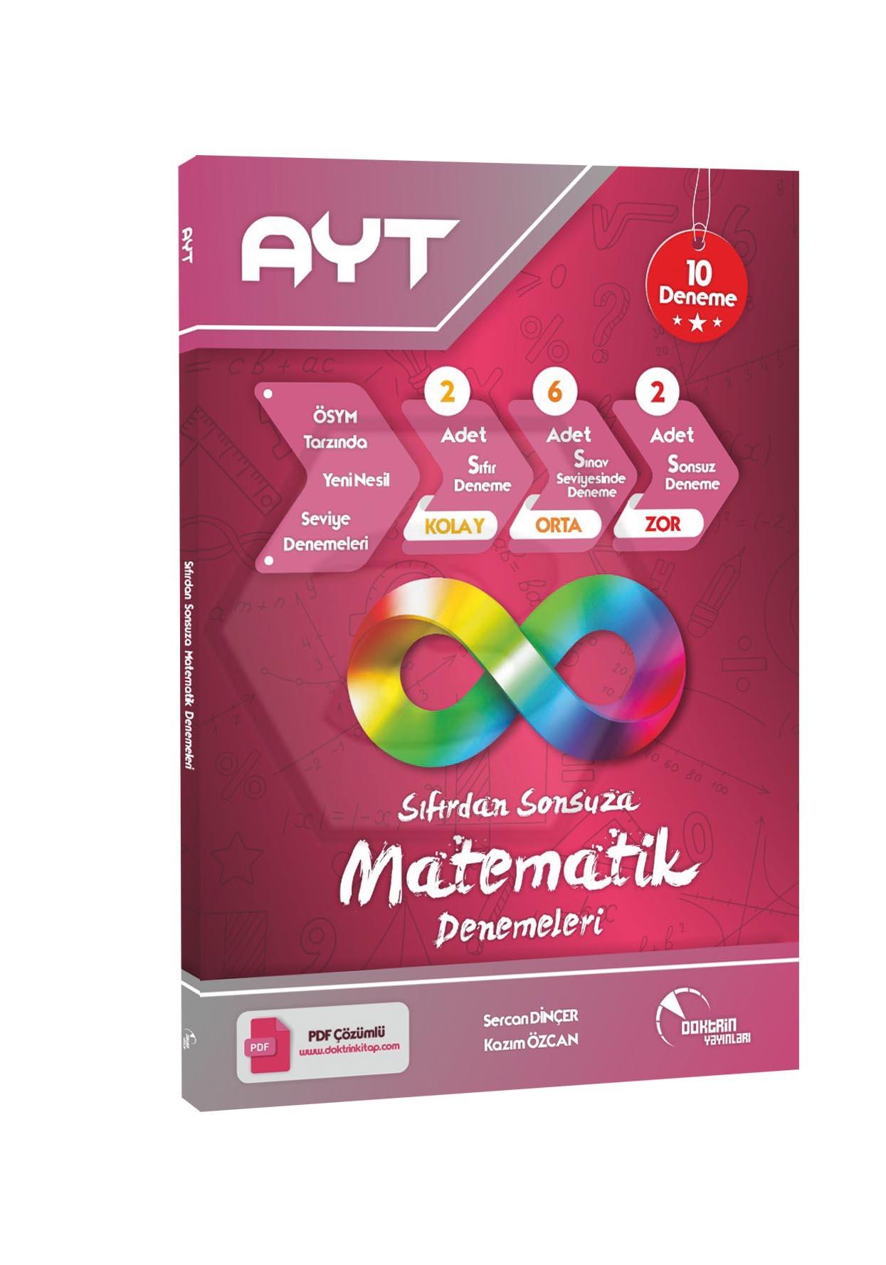 2026 AYT Sıfırdan Sonsuza Matematik 40x10 Deneme