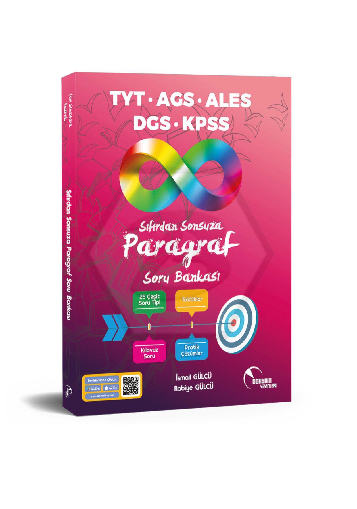 2026 KPSS AGS DGS ALES TYT Sıfırdan Sonsuza Paragraf Soru Bankası (Video Çözümlü)