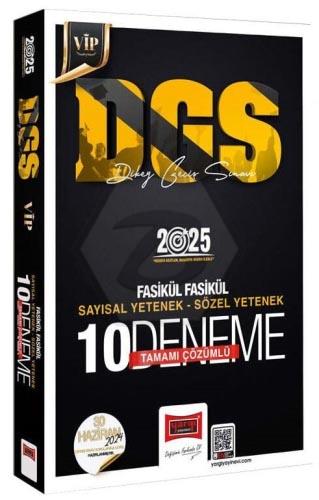 2025 DGS Vip Tamamı Çözümlü Sayısal Sözel Yetenek Fasikül Fasikül 10 Deneme