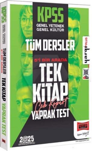 2025 KPSS GK GY Tüm Dersler 5i Bir Arada Tek Kitap Çek Kopart Yaprak Test