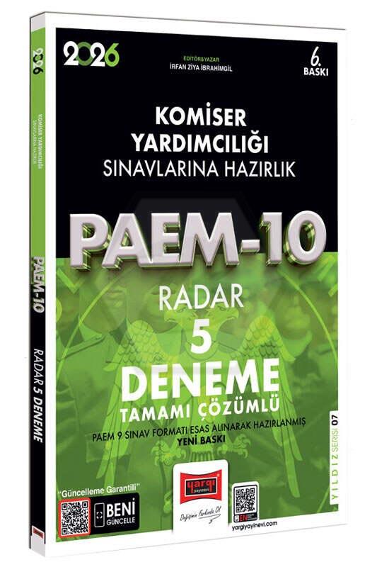 2026 PAEM Komiser Yardımcılığı Sınavlarına Hazırlık Radar 5 Deneme