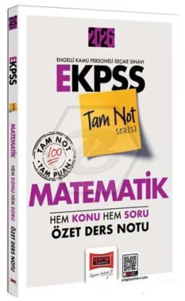 2026 EKPSS Matematik Hem Konu Hem Soru Özet Ders Notu Tam Not Serisi