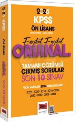 2026 KPSS Ön Lisans GK-GY Fasikül Fasikül Orijinal Tamamı Çözümlü Çıkmış Son 10 Sınav