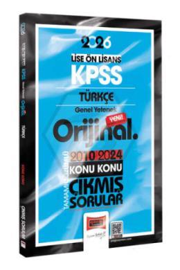 2026 KPSS Lise-Önlisans Türkçe Orijinal 2010-2024 Konu Konu Çıkmış Sorular