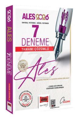 2026 ALES VIP Sayısal-Sözel Yetenek Tamamı Çözümlü 7 Deneme
