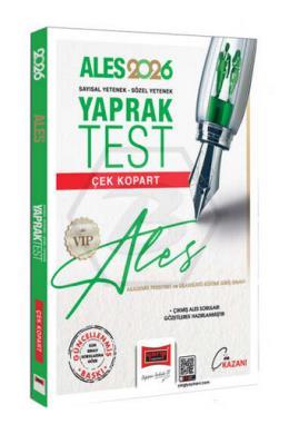 2026 ALES VIP Sayısal-Sözel Yetenek Çek Kopart Yaprak Test