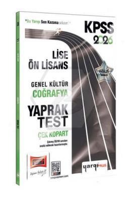 2026 KPSS Lise-Ön Lisans Genel Kültür Coğrafya Çek Kopart Yaprak Test