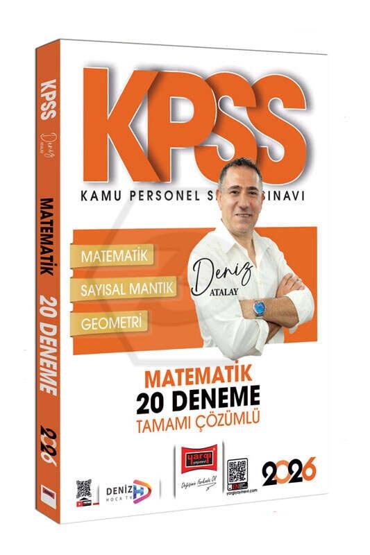 2026 KPSS Tamamı Çözümlü Matematik 20 Deneme