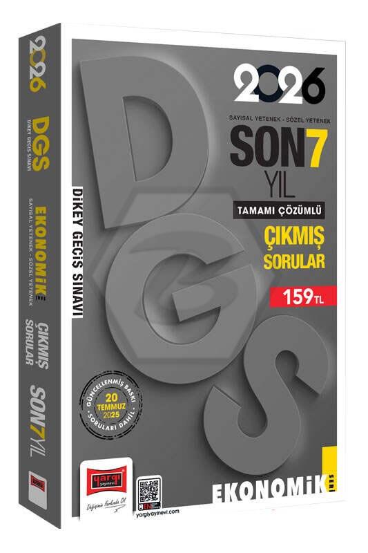 2026 DGS Sayısal-Sözel Yetenek Son 7 Yıl Çıkmış Sorular (Ekonomik Baskı)