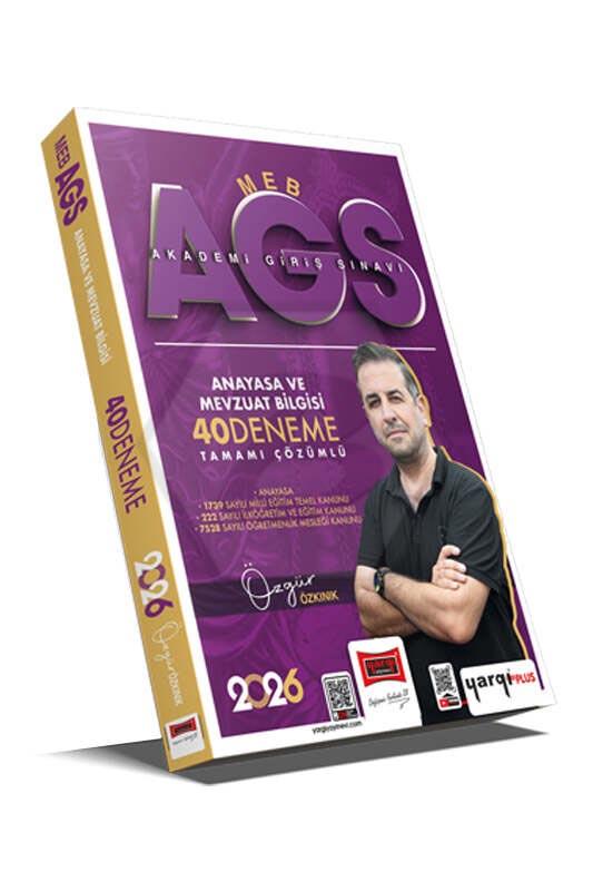 2026 MEB-AGS Anayasa ve Mevzuat Bilgisi Tamamı Çözümlü 40 Deneme