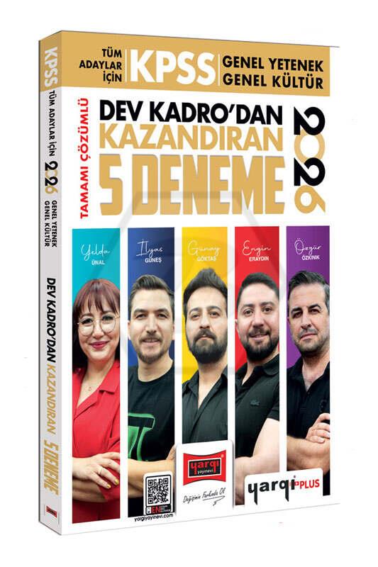 2026 KPSS Tüm Adaylar İçin Tamamı Çözümlü Dev Kadrodan Kazandıran 5 Deneme