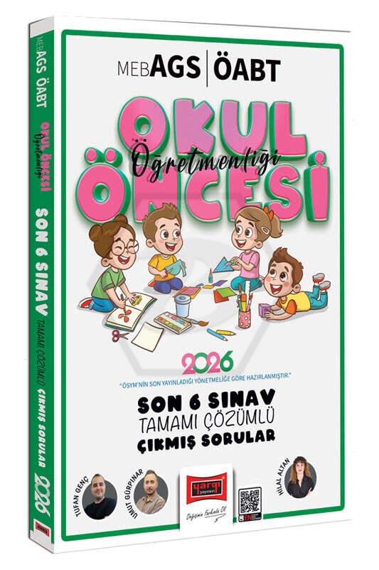 2026 ÖABT MEB-AGS Okul Öncesi Öğretmenliği Son 6 Sınav Çıkmış Sorular