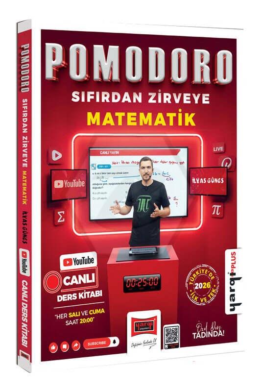 2026 Pomodoro Sıfırdan Zirveye KPSS ALES DGS MEB-AGS TYT-AYT Matematik Canlı Ders Kitabı