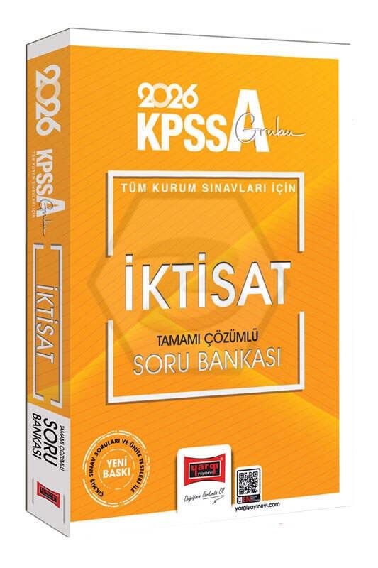 2026 KPSS-A Grubu Tüm Kurum Sınavları İçin İktisat Tamamı Çözümlü Soru Bankası