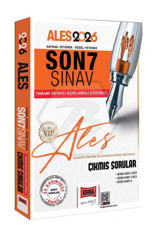 2026 ALES Sayısal-Sözel Yetenek Son 7 Sınav Çıkmış Sorular (23 Kasım 2025)