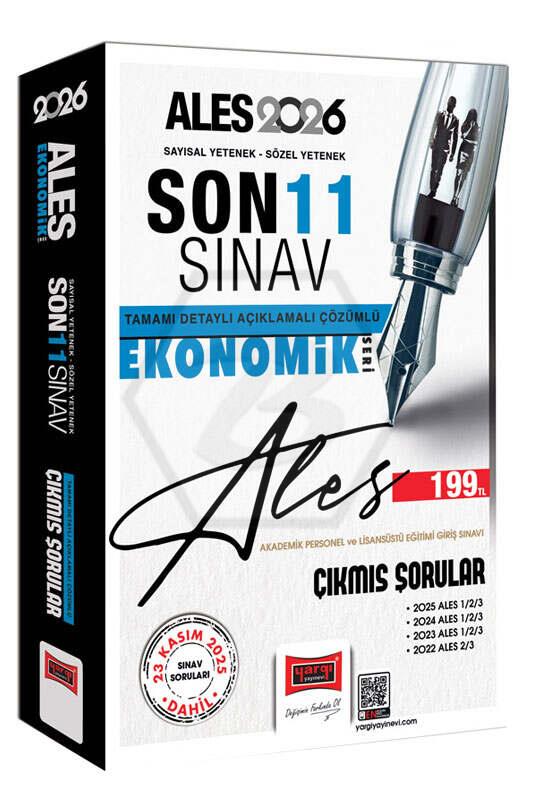 2026 ALES Sayısal-Sözel Yetenek Son 11 Sınav Çıkmış Sorular (Ekonomik Seri)