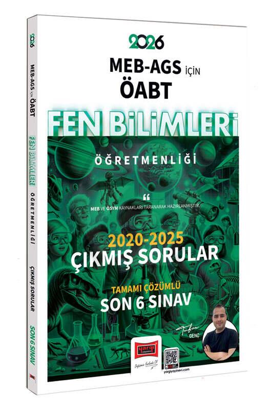 2026 MEB-AGS ÖABT Fen Bilimleri Öğretmenliği 2020-2025 Tamamı Çözümlü Çıkmış 6 Sınav Soruları