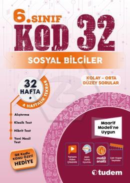 6.Sınıf Sosyal Bilgiler Kod 32