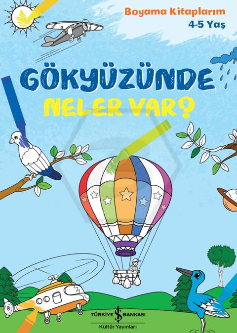 Gökyüzünde Neler Var? - Boyama Kitaplarım