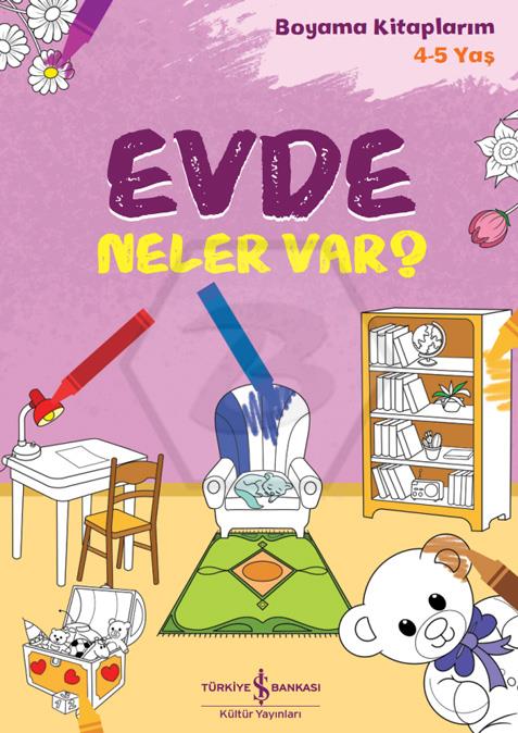Evde Neler Var? - Boyama Kitaplarım