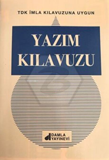 Yazım Kılavuzu - Plastik Kapak