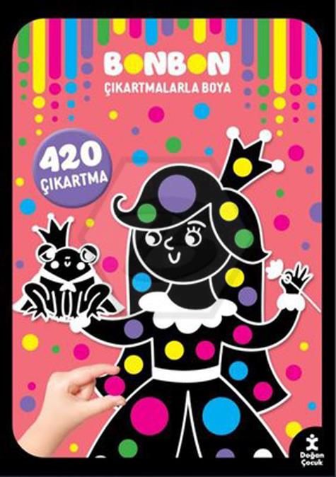 Bonbon Çıkartmalarla Boya Masallar