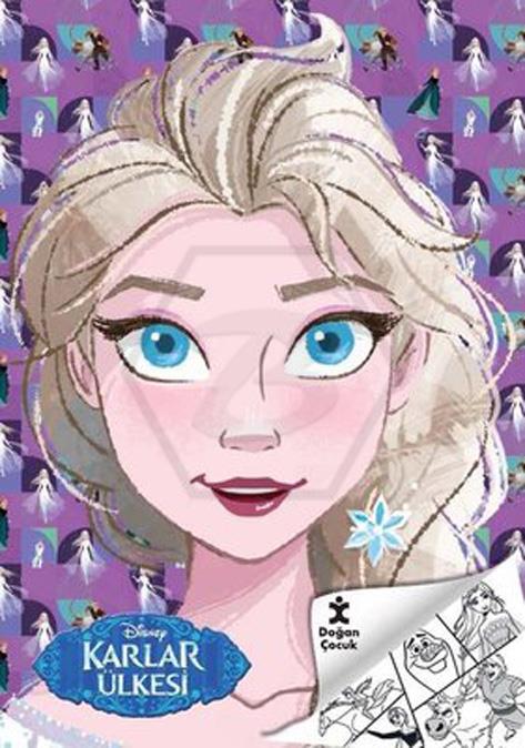 Dısney Karlar Ülkesi Kraliçe Elsa Boyama Kitabı