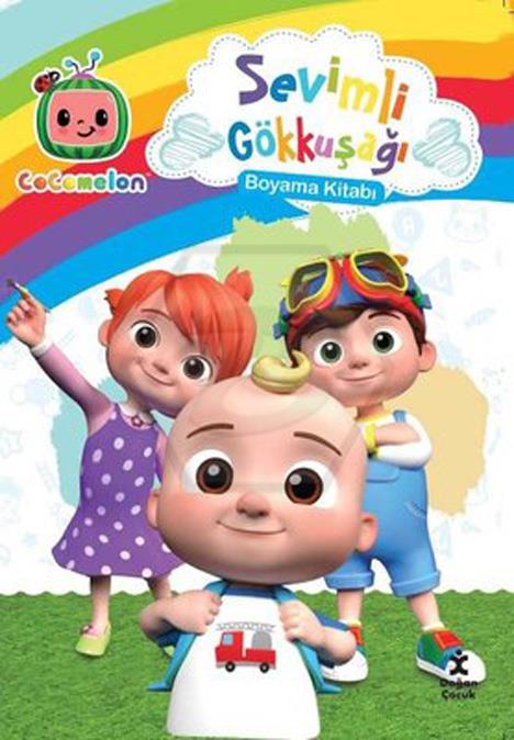 Cocomelon Sevimli Gökkuşağı Boyama Kitabı