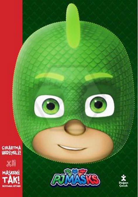 Maskeni Tak Pjmasks Kertenkele Çocuk Boyama Kitabı