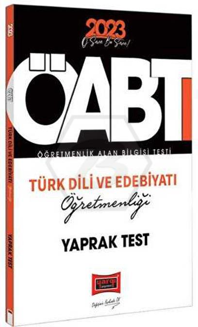 2023 ÖABT Türk Dili ve Edebiyatı Öğretmenliği Yaprak Test