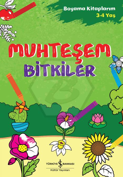 Muhteşem Bitkiler Boyama Kitaplarım 3-4