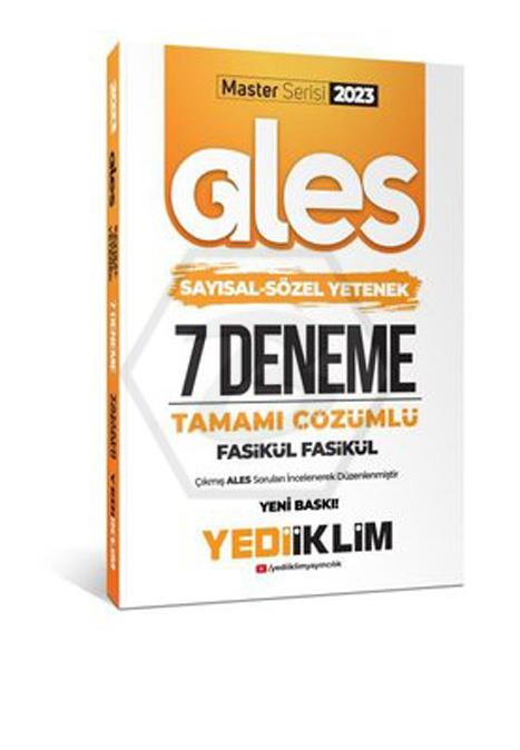 2023 Master Serisi Ales Sayısal Sözel Yetenek Tamamı Çözümlü 7 Fasikül Deneme