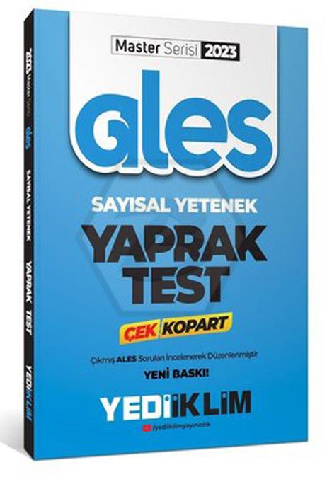 2023 Master Serisi Ales Sayısal Yetenek Çek Kopart Yaprak Test